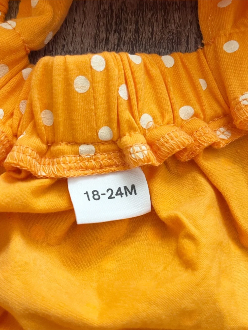 Orange Polka Dot Toddler Girls 18-24 Mths Turkey Suspender Jumper Skirt Turkey